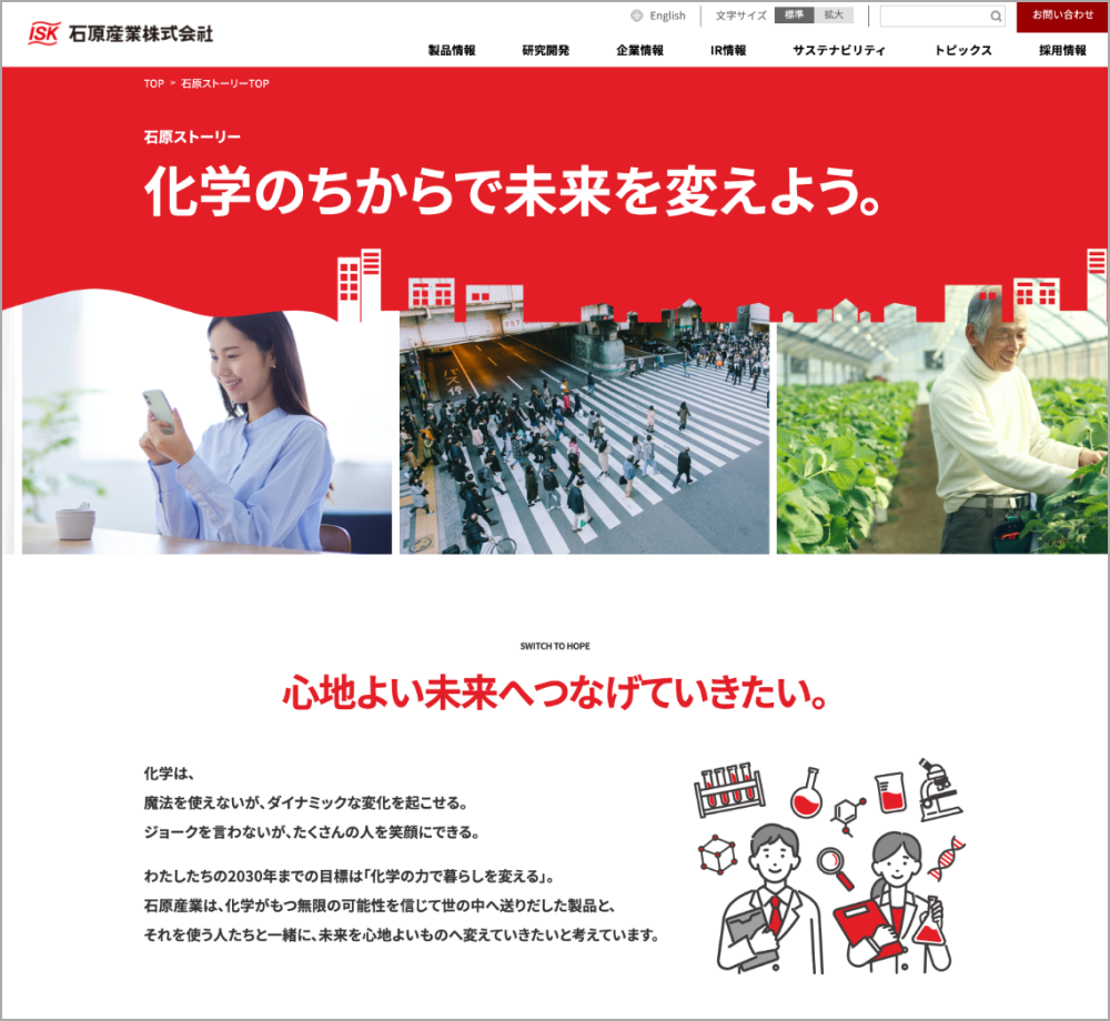 石原産業株式会社サイト